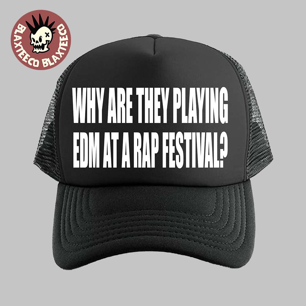Summer Smash 2026 Festival Merch Why Are They Playing EDM At A Rap Festival Trucker Cap Hat