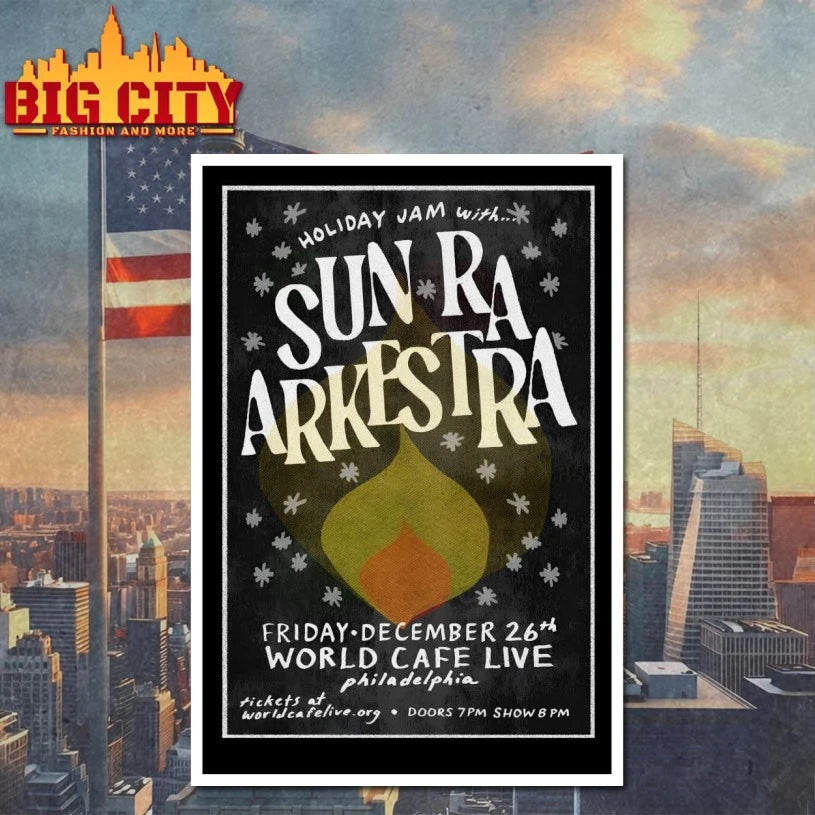 Sun Ra Arkestra In Philadelphia PA On Dec 26 2025 Poster shirt