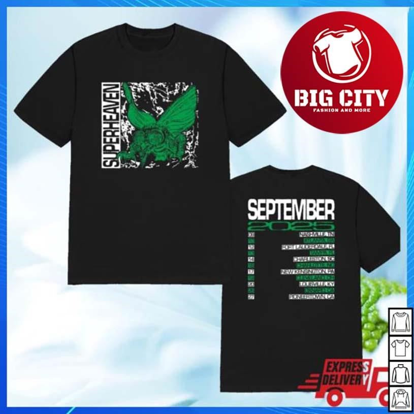 Superheaven 2025 Tour Two Sided Shirt
