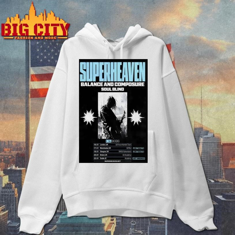 Superheaven UK 2026 Shows Poster shirt