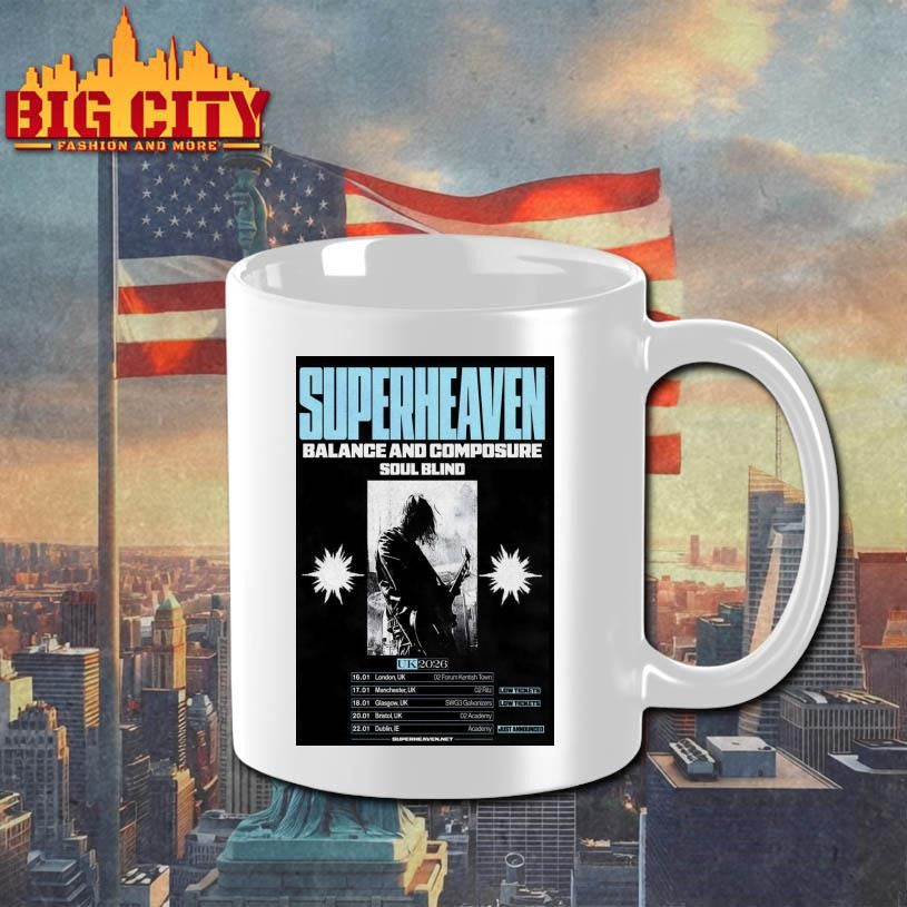 Superheaven UK 2026 Shows Poster shirt