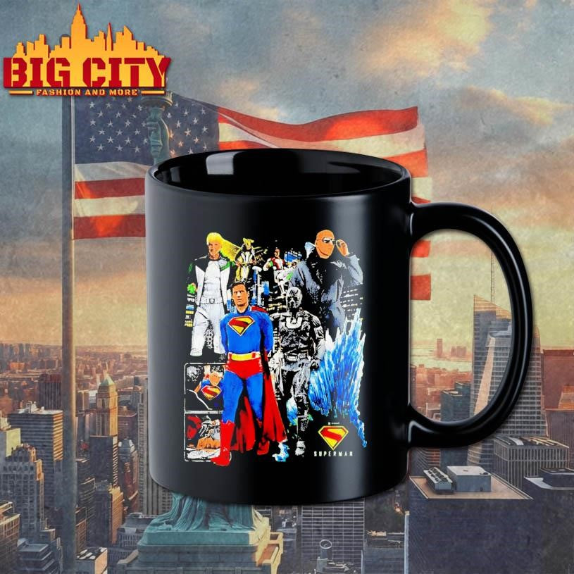 Superman Characters Movie Shirt