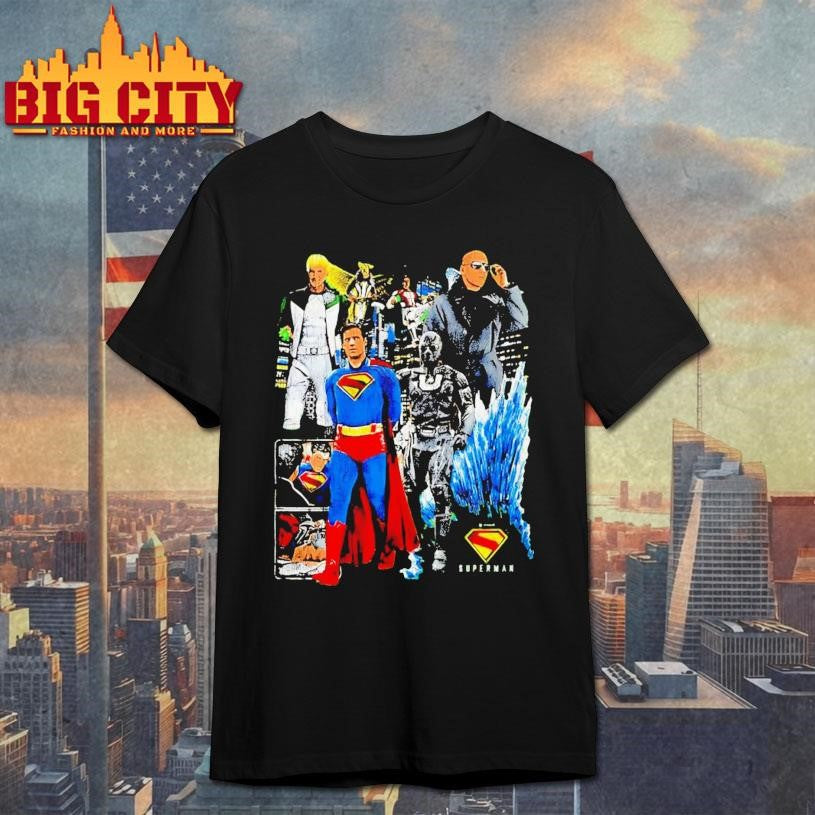 Superman Characters Movie Shirt