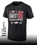 Sweet 16 Bound Arkansas Razorbacks 2026 NCAA Men’s basketball March Madness shirt