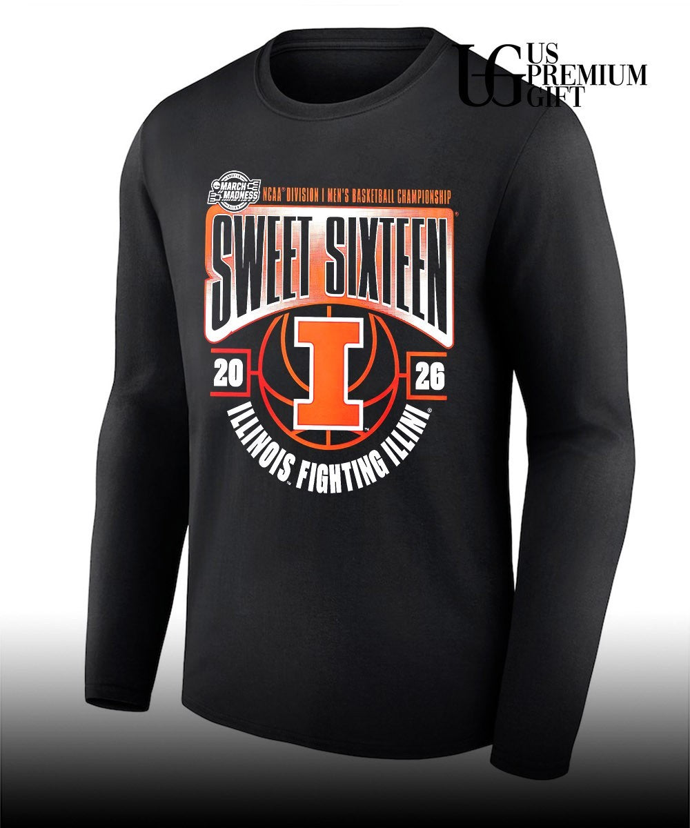 Sweet 16 Illinois Fighting Illini 2026 NCAA Men’s Basketball Tournament March Madness shirt