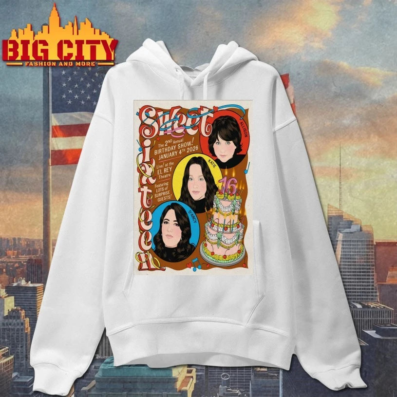 Sweet Sixteen The 2nd Annual Birthday Show Los Angeles 1.4.2026 Poster shirt