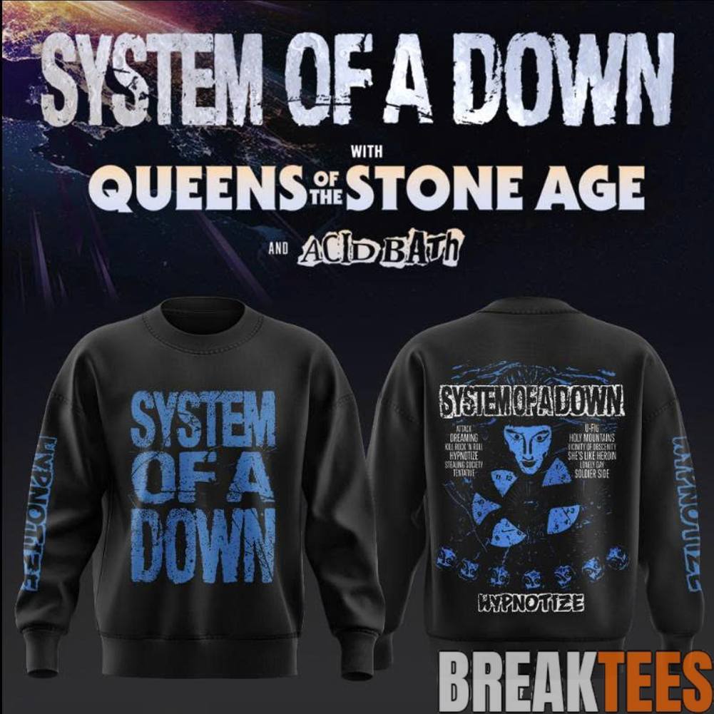 System of a Down UK & EU Tour 2026 Sweatshirt