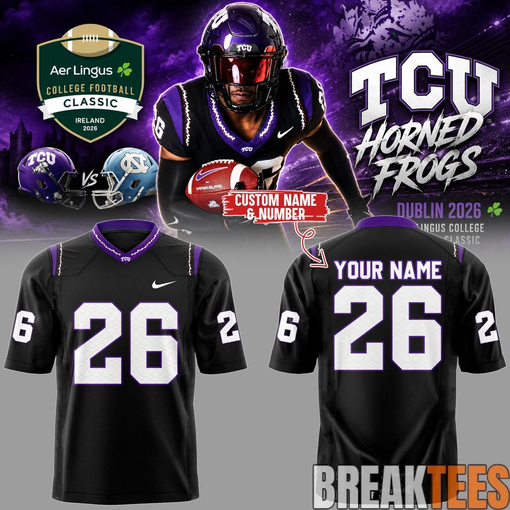 TCU x Aer Lingus College Football Classic Limited Edition Football Jersey