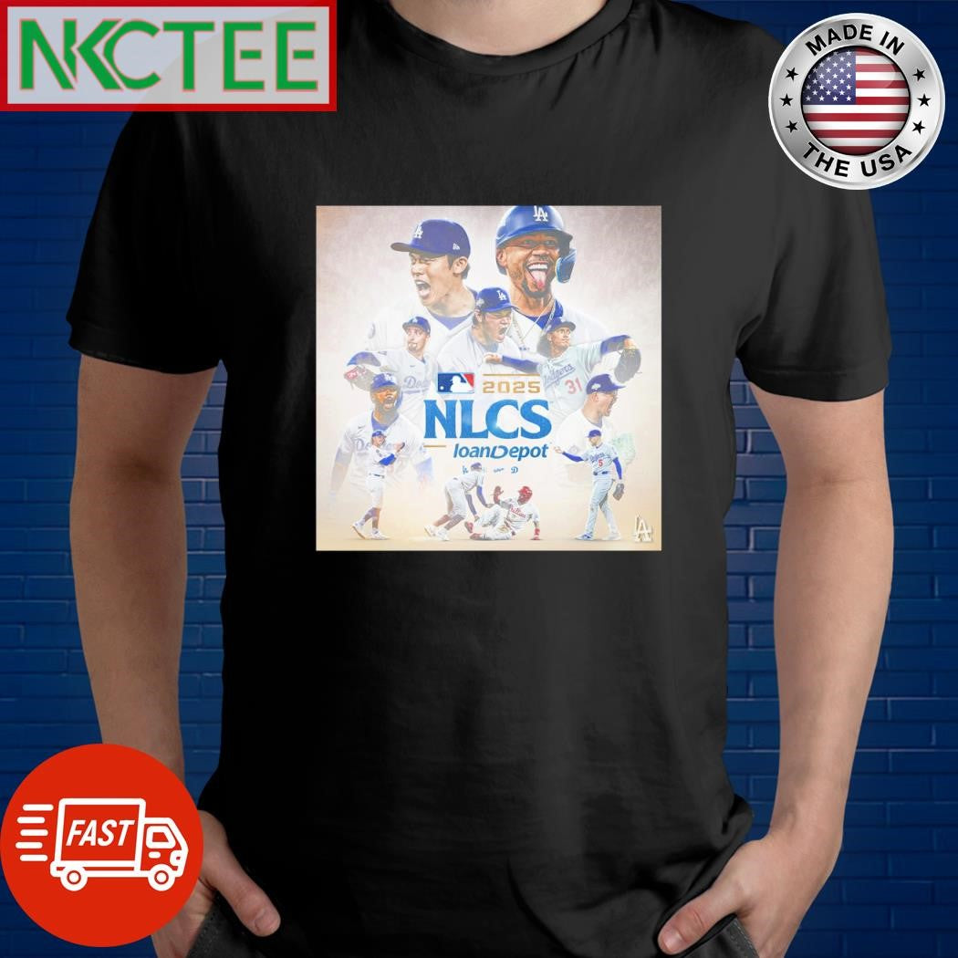 THE LOS ANGELES DODGERS ARE HEADING TO THE NLCS. 2025 the moment team shirt