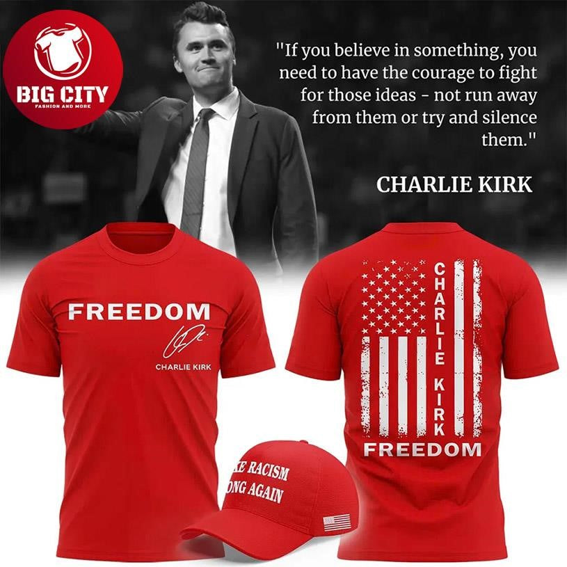 Target Charlie Kirk Freedom Two Sided Shirt