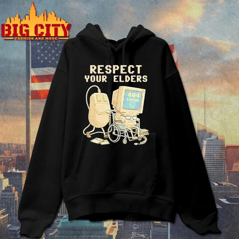 Tech 404 Error Hilarious Respect Your Elders shirt