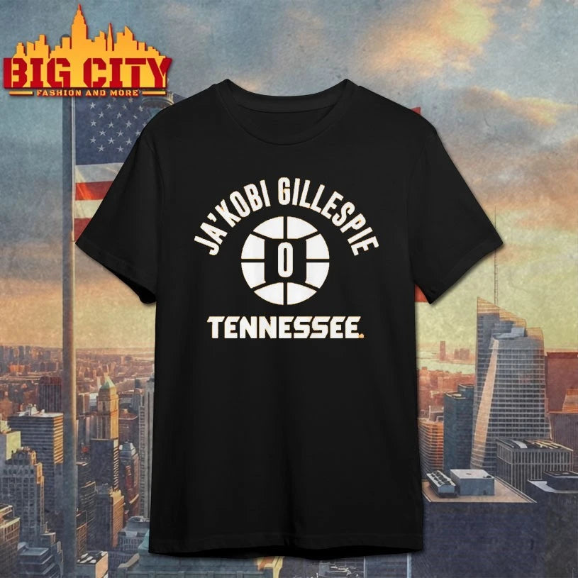 Tennessee Basketball Ja’Kobi Gillespie Name Number Ball shirt