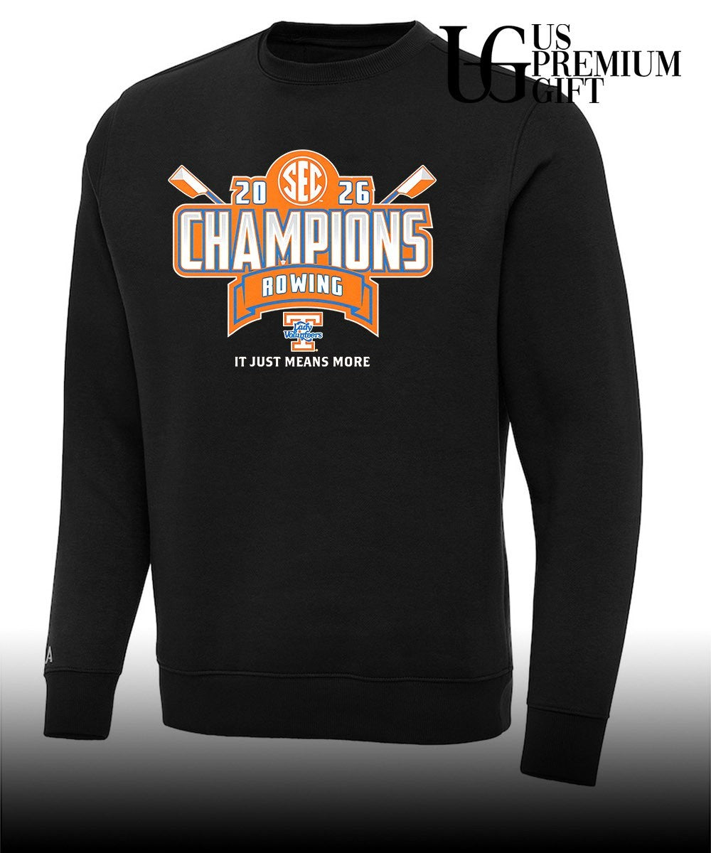 Tennessee Lady Volunteers 2026 SEC Rowing Champions Locker Room shirt