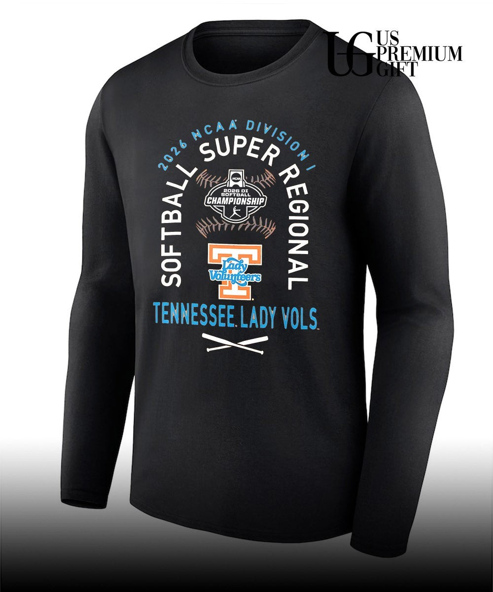 Tennessee Lady Volunteers NCAA Division I NCAA Softball Super Regional 2026 shirt