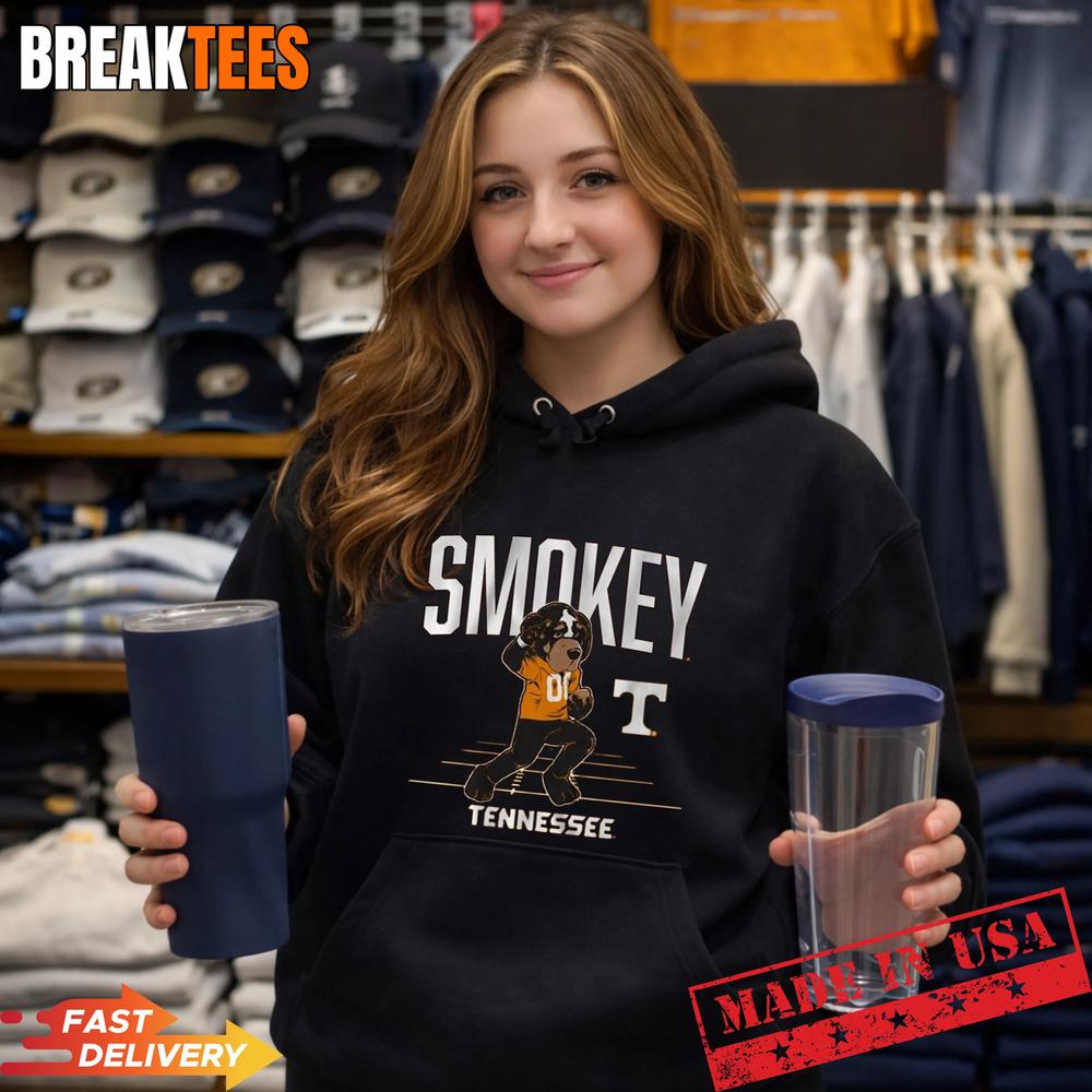 Tennessee Vols Football Smokey Mascot T-Shirt