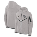 Tennessee Titans Grey Tech Fleece Windrunner Full-Zip Hoodie