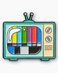 Test Pattern TV Enamel Pin