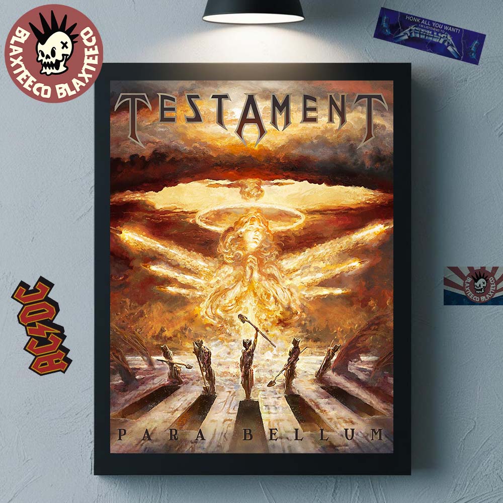 Testament Para Bellum Album Cover Art Home Decor Poster Canvas