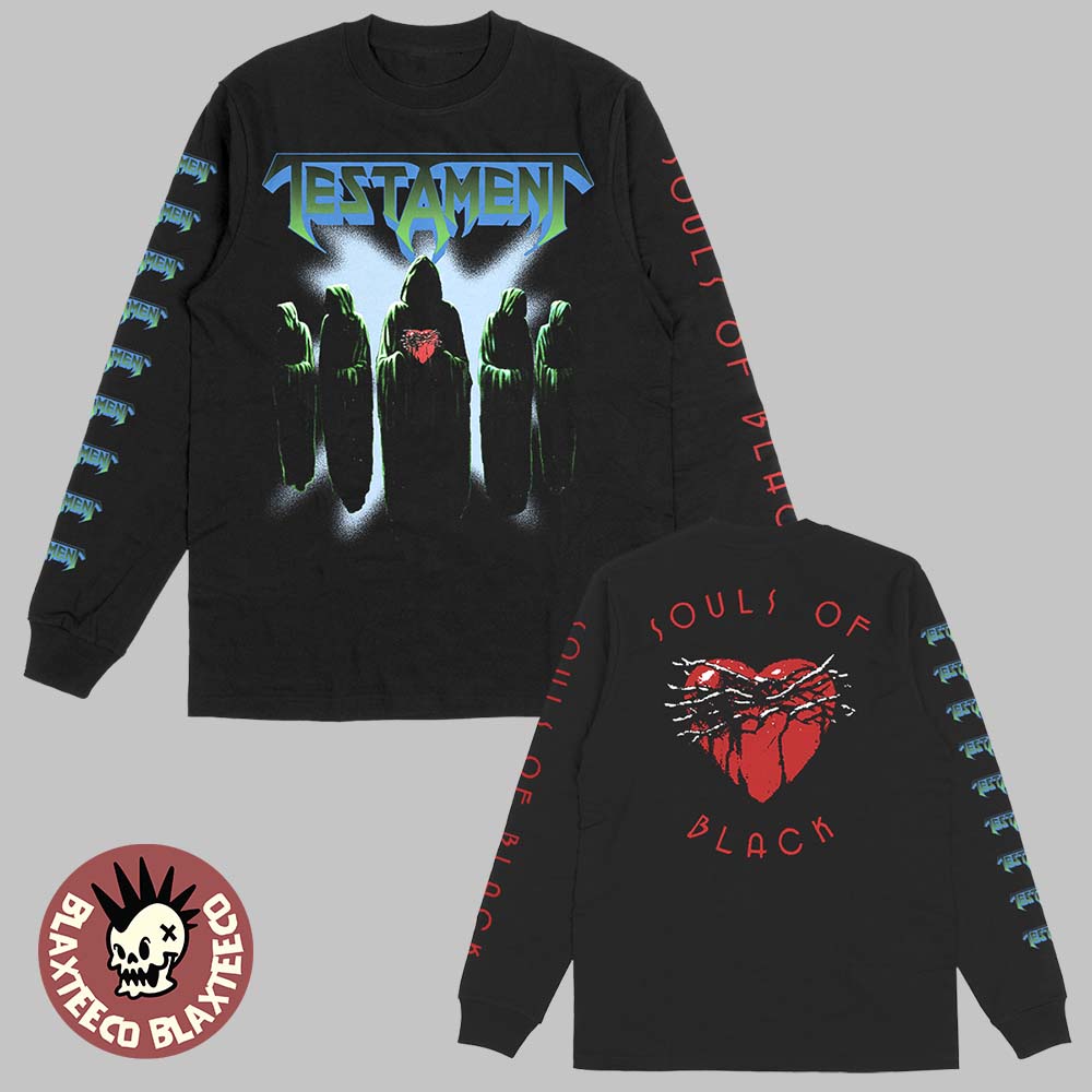 Testament Souls Of Black Collection Album Cover Long Sleeve Tee