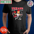 Texans map CJ Stroud throwing ball signature shirt