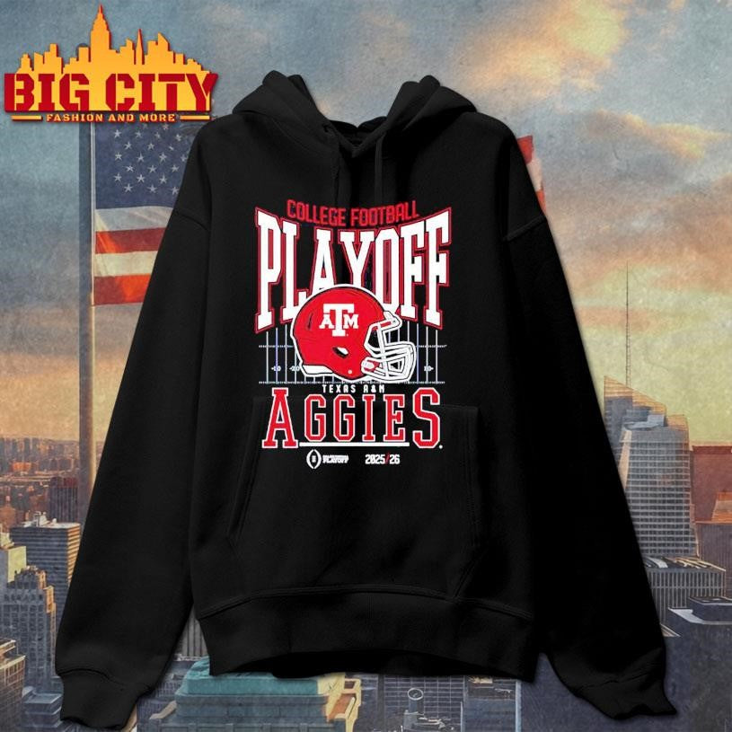 Texas A and M Aggies 2025-2026 College Football Playoff Bound helmet Shirt