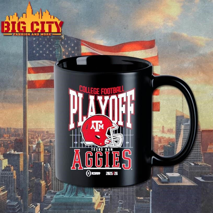 Texas A and M Aggies 2025-2026 College Football Playoff Bound helmet Shirt