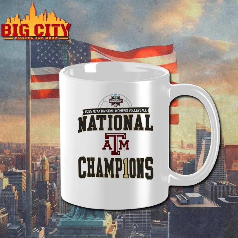 Texas A&amp;M 2025 NCAA division I women’s volleyball National Champ1ons shirt