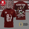 Texas A&amp;M Aggies 2025 NCAA College Football Playoff Game Two Sided Shirt
