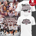 Texas A&amp;M Aggies Volleyball National Champions 2025 Two Sided Shirt