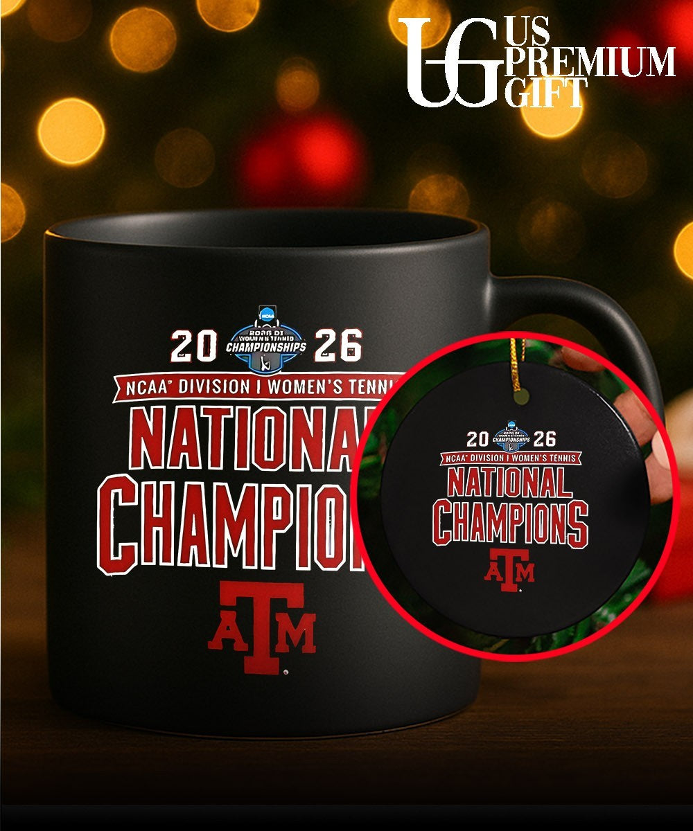 Texas A&M NCAA Division I Women’s Tennis National Champions Championships 2026 shirt