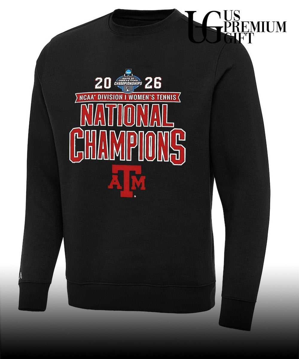 Texas A&M NCAA Division I Women’s Tennis National Champions Championships 2026 shirt