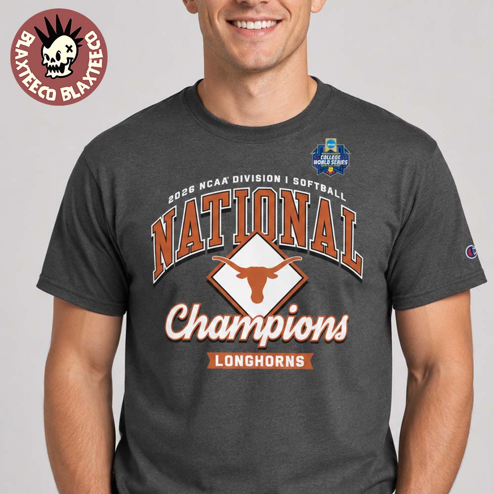 Texas Longhorns 2026 NCAA Softball Women’s College World Series National Champions Locker Room T-Shirt