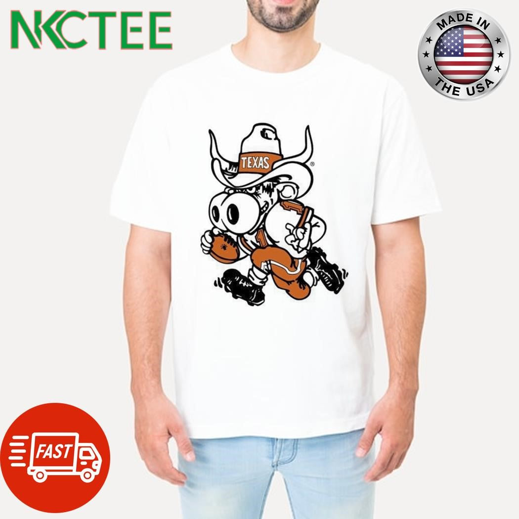 Texas Longhorns logo cartoon shirt