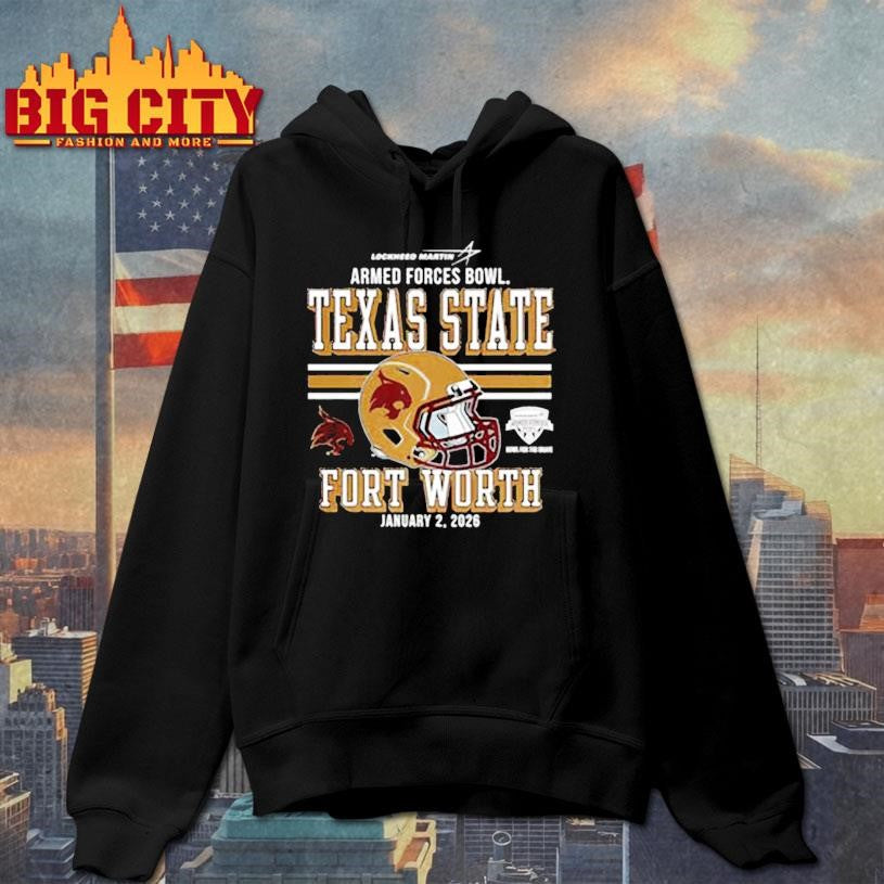 Texas State Bobcats 2025 Armed Forces Bowl Bound shirt