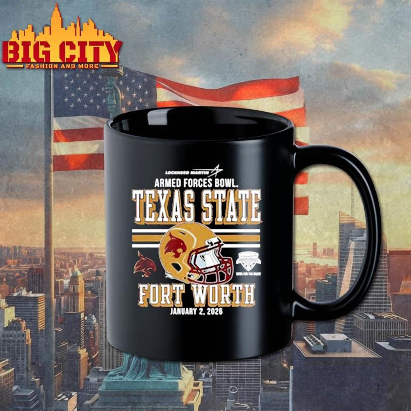 Texas State Bobcats 2025 Armed Forces Bowl Bound shirt