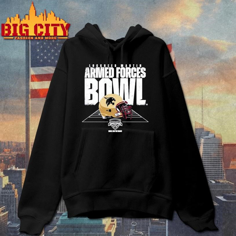 Texas State Bobcats 2026 Armed Forces Bowl helmet Shirt