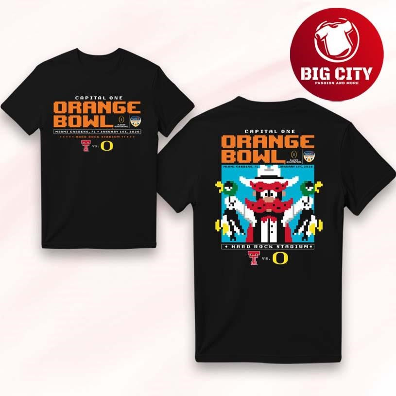 Texas Tech 2025 Orange Bowl Duck Hunt 2025 Two Sided Shirt