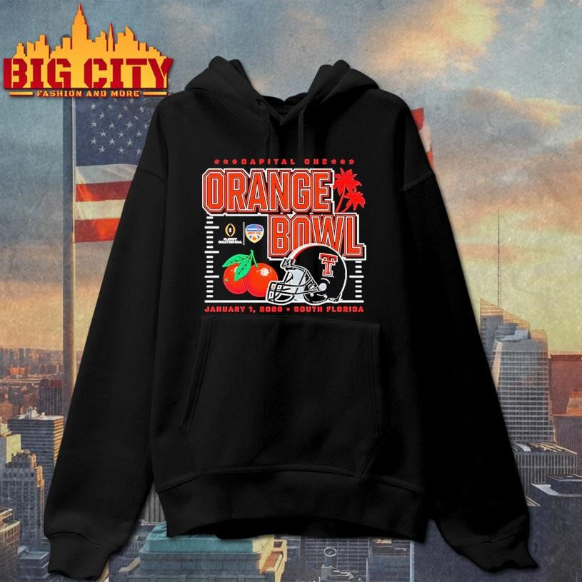 Texas Tech Red Raiders American Football 2026 Capital One Orange Bow Shirt