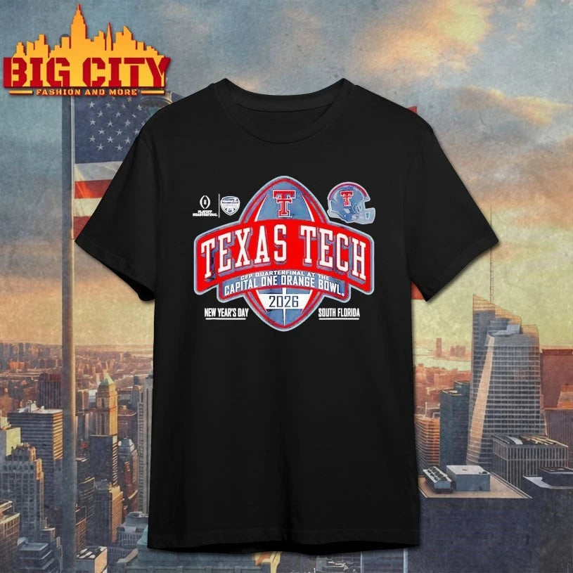 Texas Tech Red Raiders Orange Bowl 2025-26 CFP Quarter shirt