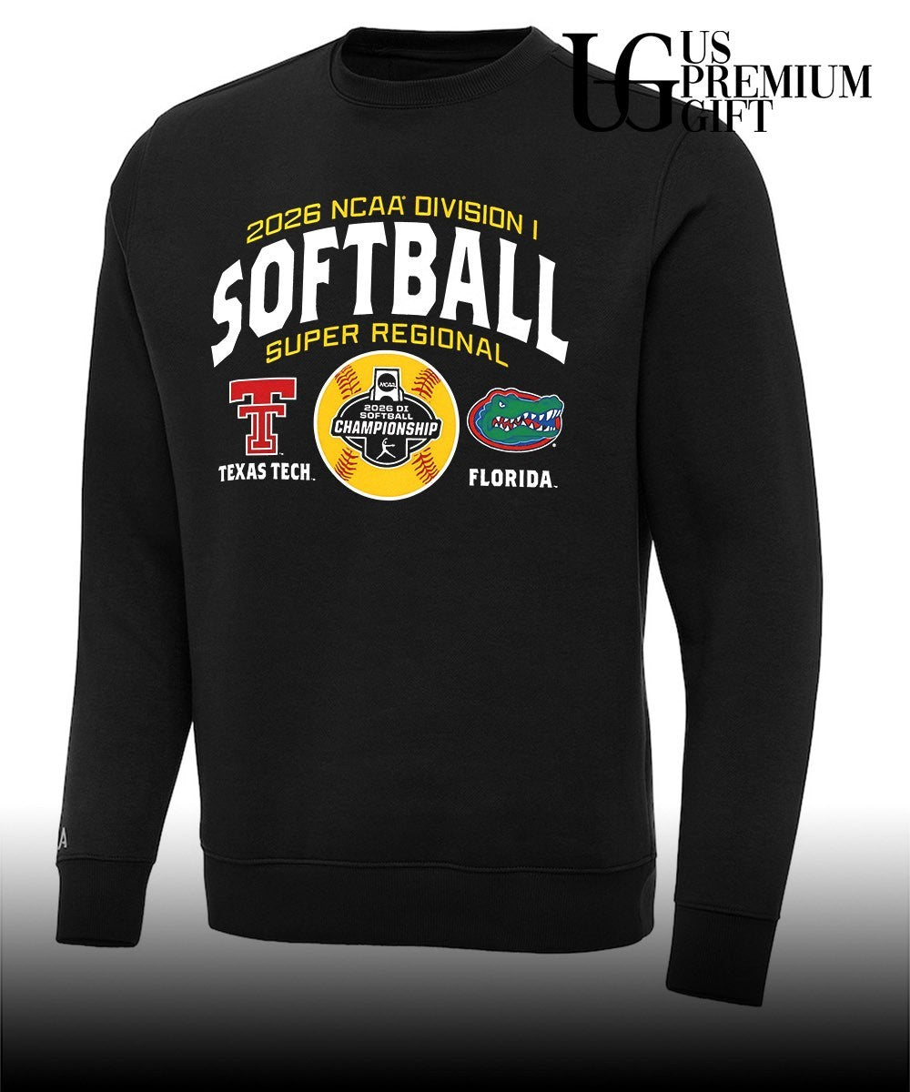 Texas Tech Red Raiders and Florida Gators 2026 NCAA Division I Softball Super Regionals shirt