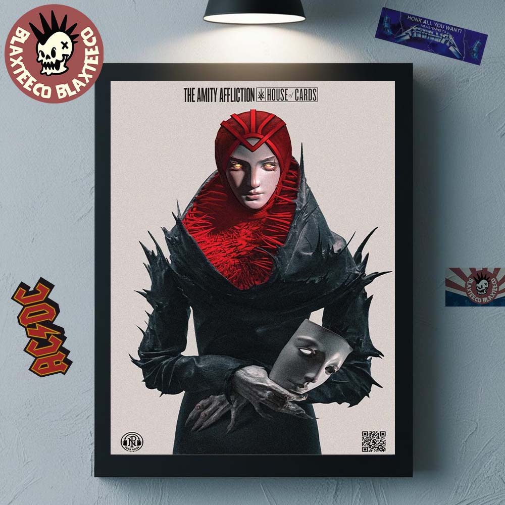 The Amity Affliction House Of Cards Album Cover Art Home Decor Poster Canvas