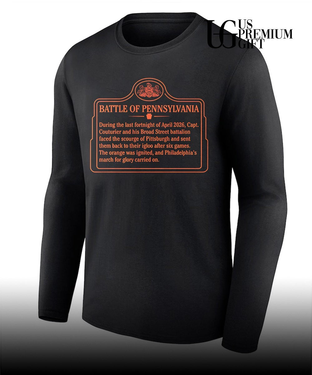 The Battle of Pennsylvania Philadelphia hockey shirt