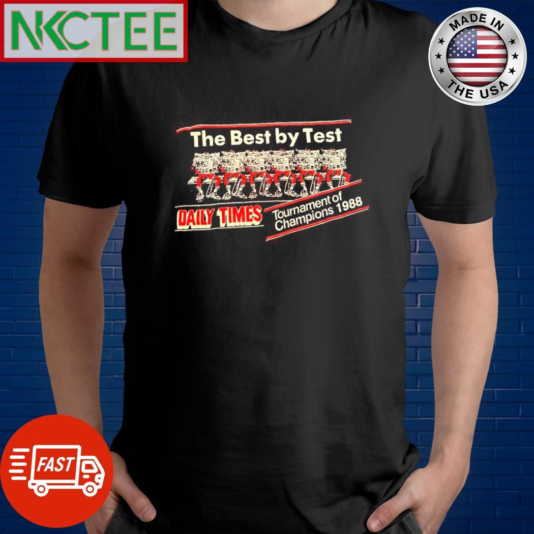 The Best by Test Daily times Tournament of champions 1988 hockey shirt