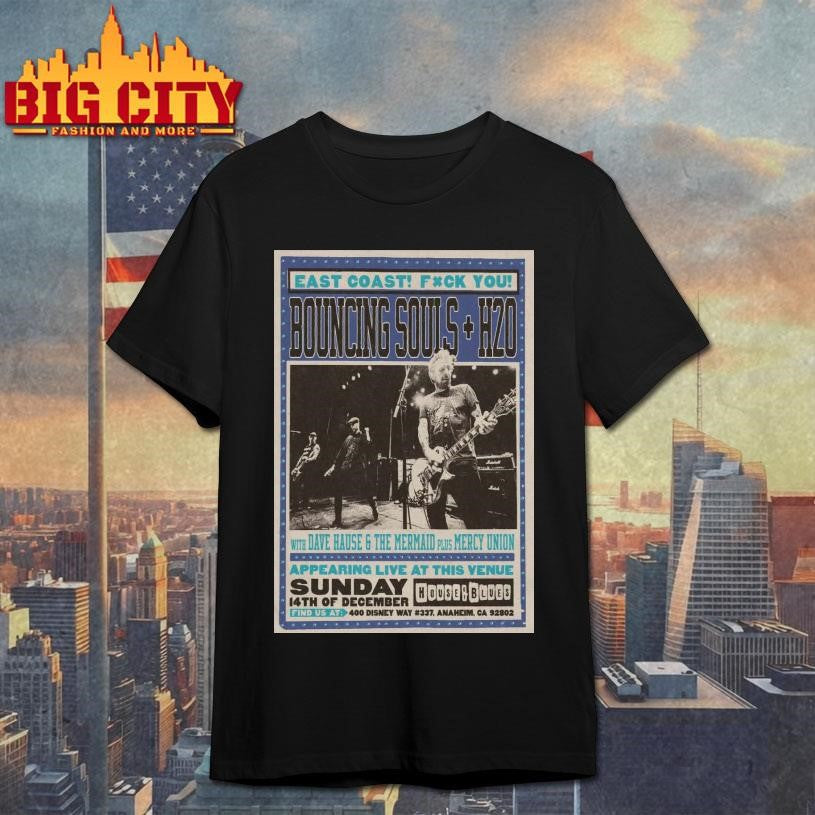 The Bouncing Souls Dec 14 2025 House Of Blues Anaheim CA Poster Shirt