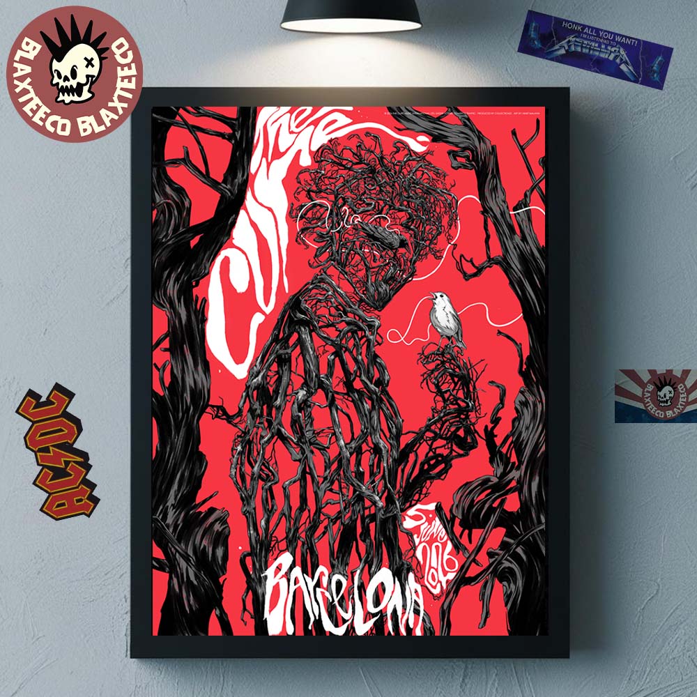 The Cure Barcelona 2026 Event Poster Primavera show At Parc del Forum On 5 June 2026 Home Decor Poster Canvas