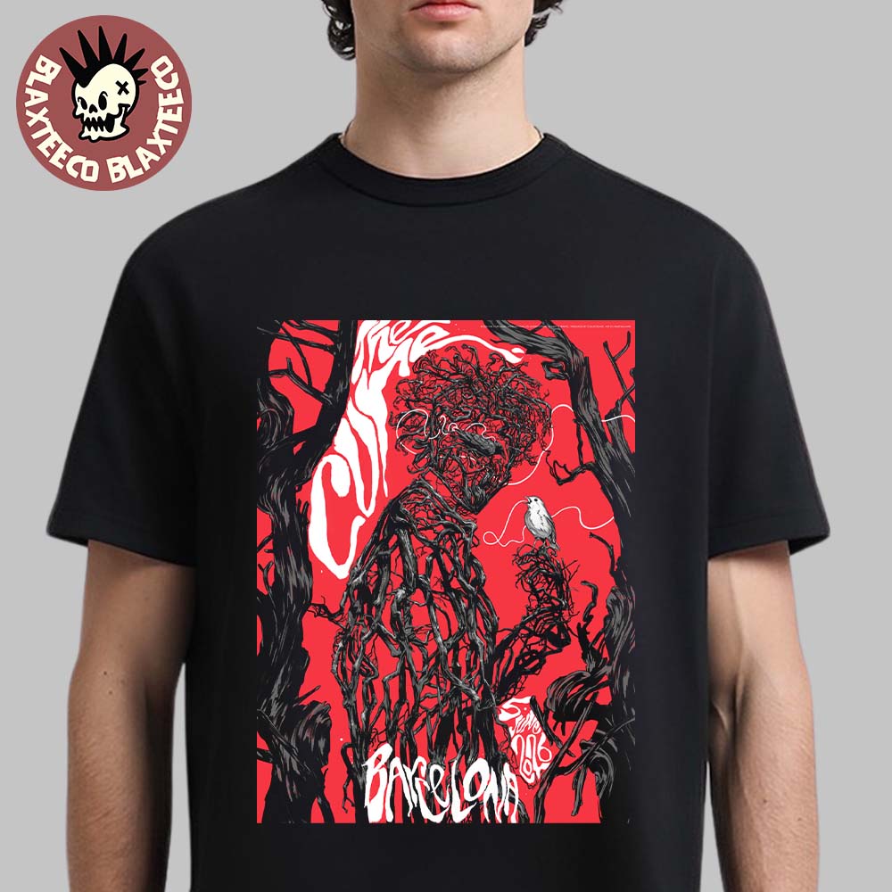 The Cure Barcelona 2026 Event Tee Primavera show At Parc del Forum On 5 June 2026 T-Shirt