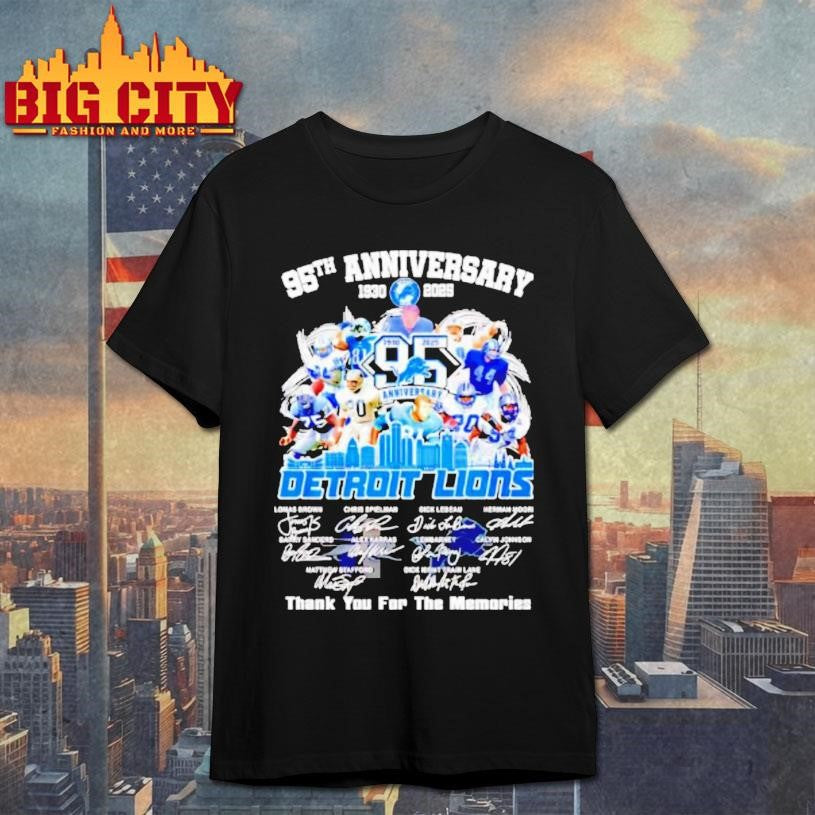 The Detroit Lions 95th Anniversary Shirt