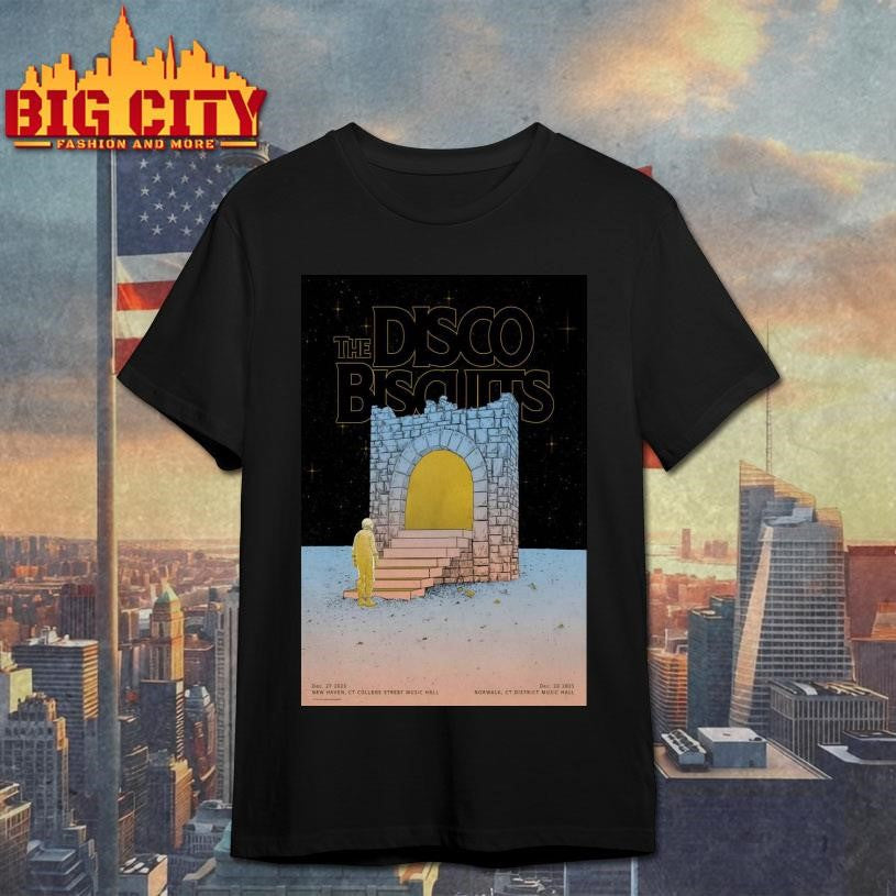 The Disco Biscuits Dec 27 2025 College Street Music Hall in New Haven CT Poster shirt