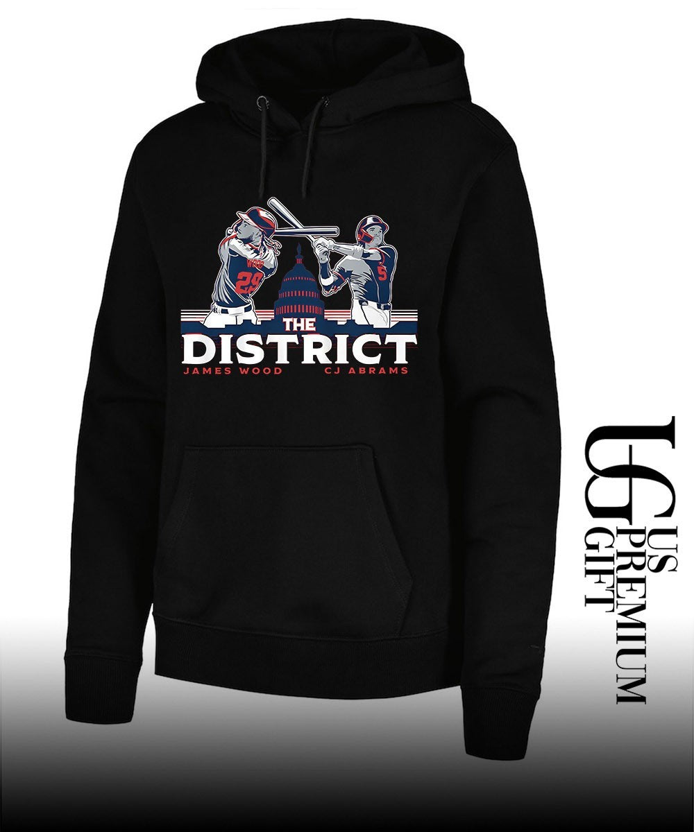 The District James Wood and CJ Abrams Washington Nationals baseball shirt
