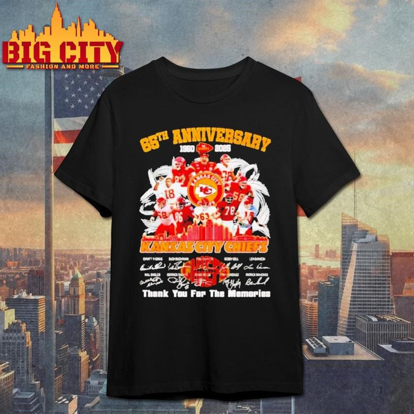 The Kansas City Chiefs 65th Anniversary Shirt
